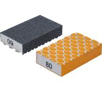 BGS TECHNIC Jeu d'éponges abrasives, 80811, K60/K80, 2 pièces