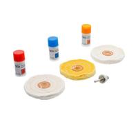BGS technic Kit de polissage pour métal doux 7 pièces