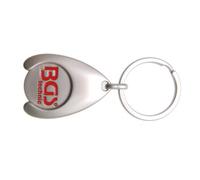 BGS technic Porte clé avec Jeton pour caddy BGS® Quantité:1