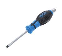 BGS technic KG Tournevis 7917 – embout hexagonal mâle, fente 5 mm, lame 75 mm