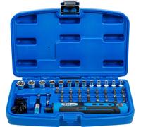 BGS Tournevis sans fil, y compris jeu d'embouts et de douilles 41 pièces - 70209