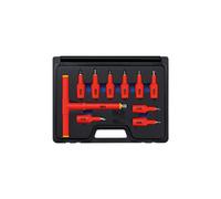 BGS VDE Jeu de douilles à embout Entraînement Carré intérieur 12,5 mm (1/2") Profil en T (pour Torx) T20 - T55 10pcs - 7131
