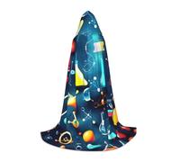 BGSHJVF Cape à capuche pour homme, magicien, vampire et Halloween, jeux de rôle et fêtes