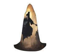 BGSHJVF Cape à capuche pour homme, magicien, vampire et Halloween, pour jeux de rôle et fêtes