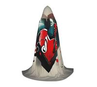 BGSHJVF Cape à capuche pour homme, magicien, vampire et Halloween, pour jeux de rôle et fêtes