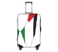 BGSHJVF Housse de protection élastique avec motif carte de Palestine - Pour valises de 45,7 à 81,3 cm, blanc, Medium