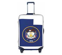 BGSHJVF Housse de protection flexible pour sacs de voyage avec des motifs uniques, convient aux sacs de voyage de 45 à 81 cm (18 à 32 pouces), blanc, S, Blanc., s