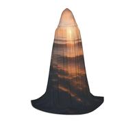 BGSHJVF Magnifique cape à capuche pour homme, magicien, vampire et Halloween, pour jeux de rôle et fêtes