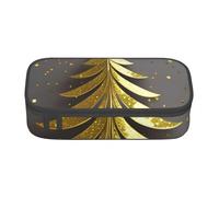 BGSHJVF Sac en tissu Oxford à paillettes dorées avec grande capacité - Design arbre de Noël - Organiseur à plusieurs compartiments - Design élégant - Noir - Talla única, mode, noir, Talla única, mode