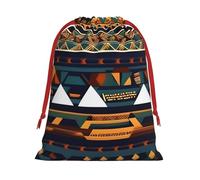 BGSHJVF Sacs cadeaux ethniques africains avec cordon de serrage pour cadeaux de Noël, cadeaux de fête