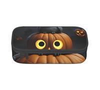 BGSHJVF Trousse Grande Capacité Hibou Esprit Citrouille Halloween avec Plusieurs Compartiments Design Élégant Noir Talla única Tendance Noir Talla única Tendance, Noir., Taille unique, Tendance