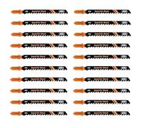 BGTEC 20PCS Jeu De Lames De Scie Sauteuse à Queue En T Hcs(SK5) Pour La Coupe Du Bois Et Du Plastique(T144D)