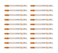 BGTEC 20PCS Jeu De Lames De Scie Sauteuse à Queue En T Hcs(SK5) Pour La Découpe Du Bois Et Du Plastique(T101BR)