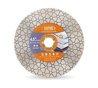 BGTEC Disque Diamant - 115MM x 22.23/15.875MM Disques à tronçonner diamantés pour Carreaux de Céramique, Porcelaine, Marbre, Granit, pierre artificielle