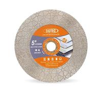 BGTEC Disque Diamant - 125MM x 22.23/15.875MM Disques à tronçonner diamantés pour Carreaux de Céramique, Porcelaine, Marbre, Granit, pierre artificielle