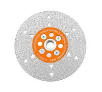 BGTEC Lame de Scie Circulaire Disque - 125MM Lames de scie au carbure pour la coupe et l'affûtage, Utilisation double face pour Couper et Meuler le Bois Avec Bride M14