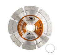 BGTEC Lames diamantées segmentées pour scie électrique, 105mm Disque de coupe sec ou humide à usage général pour la maçonnerie en brique de pierre de béton