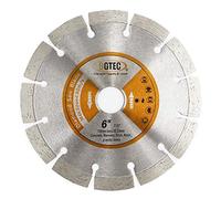 BGTEC Lames diamantées segmentées pour scie électrique, 150mm Disque de coupe sec ou humide à usage général pour la maçonnerie en brique de pierre de béton