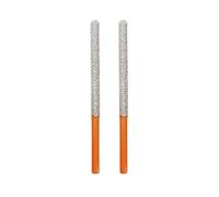 BGTEC Lot de 2 forets diamantés à tige ronde pour enlever le vieux mortier/façonner la maçonnerie, la pierre, les coins intérieurs, Outillage Maconnerie