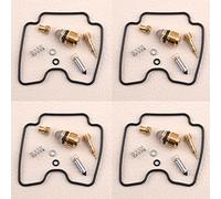 BGTR 4 Ensembles Kit de réparation de carburateur de Moto Couche de Remplacement de l'aiguille à Flotteur Compatible pour Yamaha FZS 600 Fazer 1998 1999 2000 2001 2002 2003