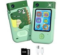 BGTSE Téléphone intelligent pour enfants, mini caméra HD 1080P-Dinosaure vert Dinosaure vert G
