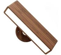 BGTSE Veilleuse magnétique sans fil, veilleuse rotative à 360 degrés à intensité variable - Noyer - 1 pièce Noyer - 1 pièce G