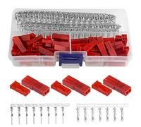 BGTXINGI 360 pcs JST Syp 2 broches femelle et Mâle Rouge Plug Housing Crimp terminal Connector Kit