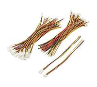 BGTXINGI 40PCS(20Pairs) 2.0mm 3PIN Female Male Connection Plug with 10cm Terminal Connector Wire Cable for LED Light Strip 3.9’’ Compatible with JST P