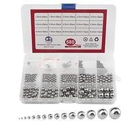 BGTXINGI Assortiment de 580 roulements à billes 15 sortes en acier inoxydable 304 de précision pour réparation de vélo
