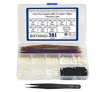BGTXINGI Kit de 130 connecteurs GH 1,25 mm avec 150 câbles pré-sertis de 15 cm 3/4/5/6/7/8/9/10/12 broches compatible avec connecteur JST GH