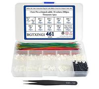 BGTXINGI Kit de 160 fiches de connexion SH 1 mm avec 200 câbles pré-sertis de 15 cm 2/3/4/5/6/7/8/9/10/12 broches compatible avec connecteur JST SH