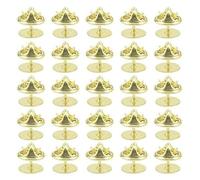 BGTXINGI Lot de 100 fermoirs papillon de 11 mm avec 100 épingles à cravate de 10 mm en argent pour la fabrication de bijoux et les travaux manuels (doré)