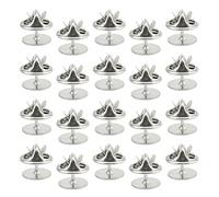 BGTXINGI Lot de 100 fermoirs papillon de 11 mm avec 100 épingles à cravate de 10 mm en argent pour la fabrication de bijoux et les travaux manuels (argenté)