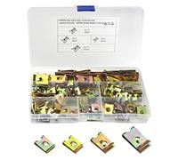 BGTXINGI Lot de 110 clips en U pour voiture type U en métal - Pour réparation automobile - Revêtement de porte - Remplacement intérieur