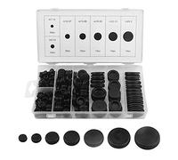BGTXINGI Lot de 170 pièces 7 tailles Kit d'œillets en caoutchouc joints d'étanchéité pour fil électrique trous pleins ensemble pour plomberie automobile réparation générale