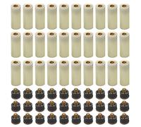 BGTXINGI Lot de 30 embouts de queue de billard avec embouts à visser (embout marron 10 mm)