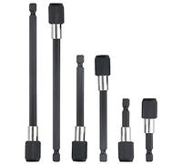 BGTXINGI Lot de 6 embouts de tournevis magnétiques à tige hexagonale 60 mm/100 mm/150 mm