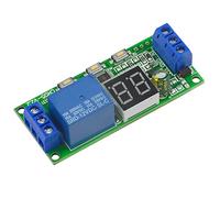 BGTXINGI Module de relais multifonctions pour processus d'automatisation industrielle DC 12V période de déclenchement Delay off & Open LED Display Relay Extended Board module