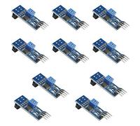BGTXINGI TCRT5000 Lot de 10 modules de capteur infrarouge réfléchissant 3,3 à 5 V pour éviter les obstacles