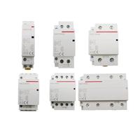 BGWKIMXEP 1 pièce 2P/4P 16-100A AC 220V DC 12V/24V 50/60Hz Rail Home AC Contacteur modulaire Contrôleur de commutateur DIY Smart Home Hôtel(2p-DC 24v,20A-2NO)