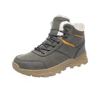 bgyujn Chaussures d'hiver pour homme - Chaussures de randonnée chaudes - Chaussures pieds nus - Imperméables - Ergonomiques - Soulagement de la douleur - Chaussures pieds nus pour l'hiver - Chaussures