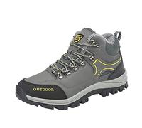 bgyujn Chaussures d'hiver pour homme - Chaussures de randonnée chaudes - Chaussures pieds nus - Imperméables - Ergonomiques - Soulagement de la douleur - Chaussures pieds nus pour l'hiver - Chaussures