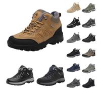 bgyujn Chaussures d'hiver pour homme - Chaussures de randonnée chaudes - Chaussures pieds nus - Imperméables - Ergonomiques - Soulagement de la douleur - Chaussures pieds nus pour l'hiver - Chaussures