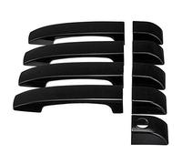 BGYZD 9 pièces noir brillant poignée de porte couvre garniture pour Land Rover Range Rover L322 2002 2003 2004 2005 2006 2007 2008 2009 2010 2011 2012-9PCS_Gloss_Black