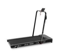 BH Fitness EVO T600 Tapis de course pliable double fonction : course et marche, vitesse maximale 12 km/h, surface de course 120 x 42 cm, écran LCD, contrôle avec télécommande