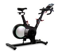BH Fitness Lyon Climber, Vélo d'Intérieur, Volant 20 kg, Système d'inclinaison, Bluetooth FTMS, Courroie de transmission Poly-V, Poignées de guidon, Mesure wattheures