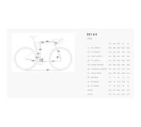 Bh Rs1 4.0 105 2026 Road Bike Argenté XS