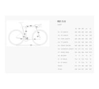 Bh Rs1 5.0 Ultegra Di2 2027 Road Bike Argenté M