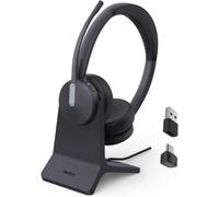Bh70 Casque Bluetooth Avec Support, Pour Bureau À Domicile, Jusqu'À 35 H De Temps De Conversation, Certifié Équipes Dual Bluetooth Sans Fil, Charge Rapide ¿ 90 Min, Usb C Vers A