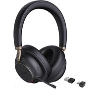 Bh76 Plus Casque Sans Fil Pour Le Travail,Casque Bluetooth Avec Microphone Rétractable,Casque Anc Certifié Par Les Équipes
